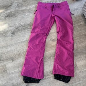 Burton pink/purple Snow Pants xs